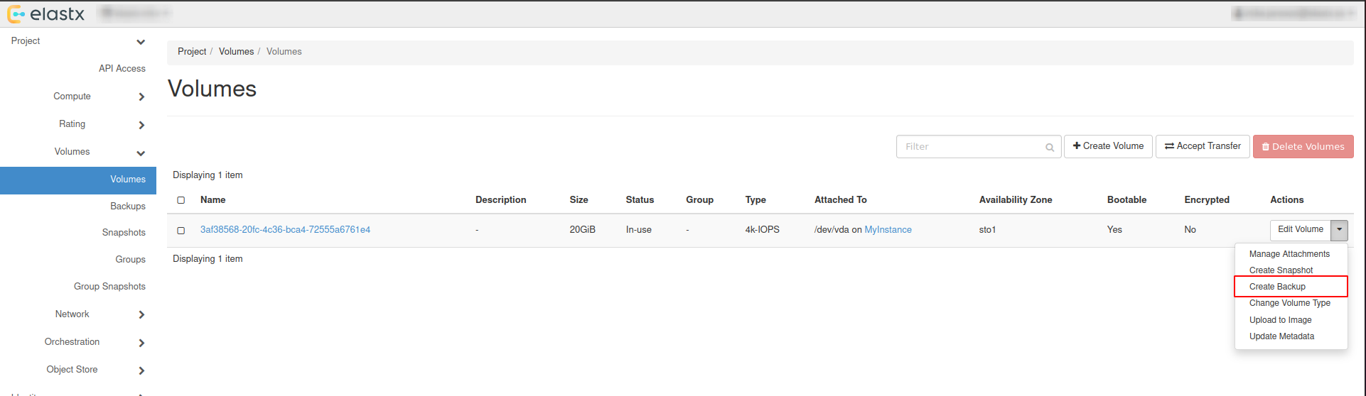 Open-create-backup